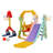 Tobbi 5 in 1 Toddler Slide and Swing Set-59734331