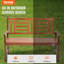 Solid Wood Outdoor Bench