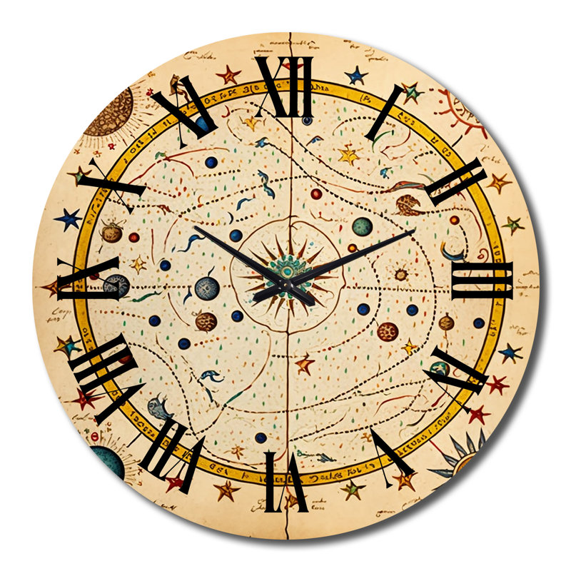 Horloge murale en métal, Grand