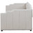Upholstered Daybed with Large Underbed Storage, Solid Wood Frame, Linen Fabric Platform Bed for Guest Room & Living Room,Full Size, White-757607325-757607324