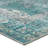 Machine Washable Harman Hold Oriental Machine Woven Polyester Area Rug in Teal/Green-76987060