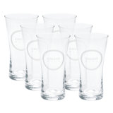 Blue 9 oz. Crystal Drinking Glass