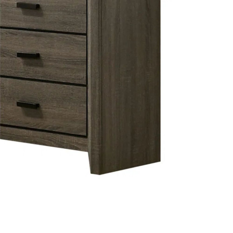 Commode grise 6 tiroirs 47,25 po Quillan
