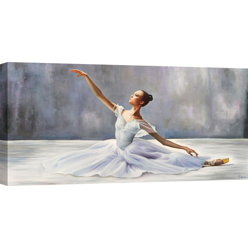 Ballerina by Pierre Benson - Wrapped Canvas Print, 35cm H x 70cm W x 4cm D