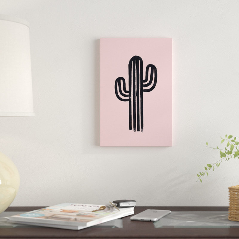 « the dieu cactus », reproduction sur toile, H 40 po x l 26 po x P 1,5 po, Toile tendue, Pas de tapis