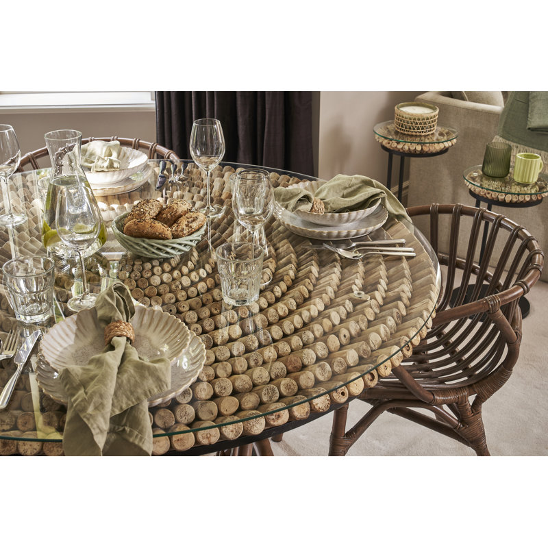 Poulsbo Round Metal Base Dining Table