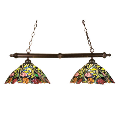 2 - Light Bronze Kitchen Island Pendant