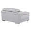 Chaise en cuir italien à grain supérieur-629047822