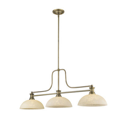 Hagood 3 - Light Kitchen Island Pendant