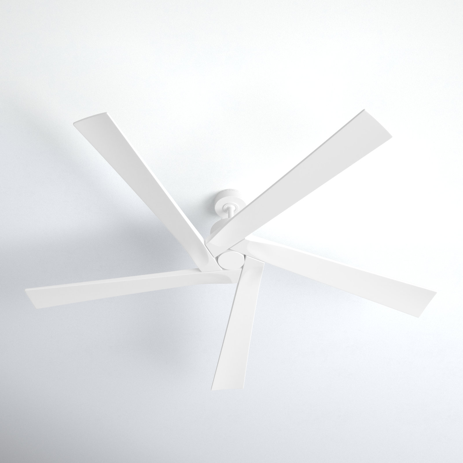 Adalai 70" Ceiling Fan, Matte White, 70" Wide