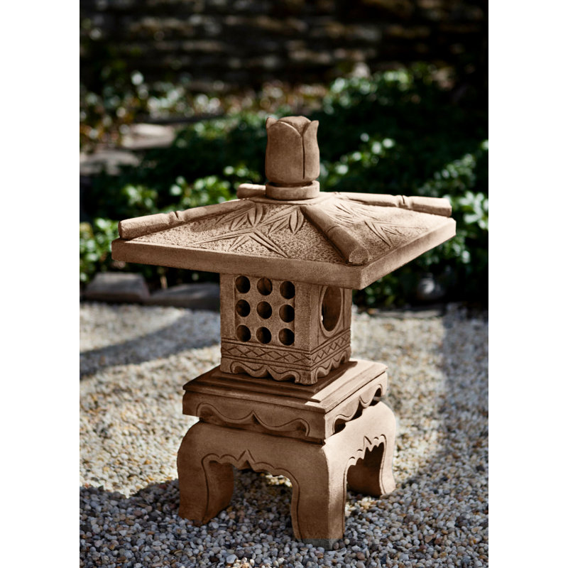 Bamboo Pagoda Statue, Brownstone