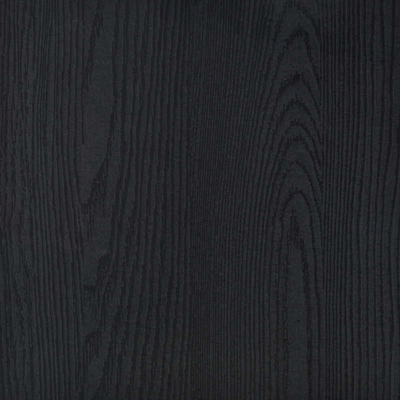 Table de chevet 2 tiroirs avec lumières DEL et USB, Noir
