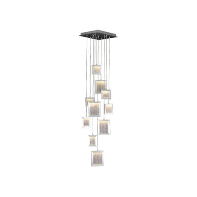 Luminaire suspendu rectangulaire à 10 lumières Robinette
