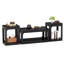 Ensemble de table basse de salon 3 pièces, table basse et table d'appoint de style moderne, offrant un grand espace de rangement et des bords lisses et arrondis-576604482