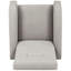 Fauteuil 27,5 po en velours capitonné-23514798