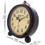 Réveille-matin analogique rétro, petite horloge de bureau silencieuse de 5,25 pouces avec veilleuse, à piles pour la table, la chambre à coucher, le chevet, le salon, la décoration de chambre (classique)