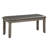 Sasa Basia Gray Faux Leather Seat Rectangular Dining Room Set