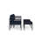 Lakeview Patio Chair with Cushions and Ottoman-609802051