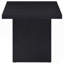 Table de bout carrée noire