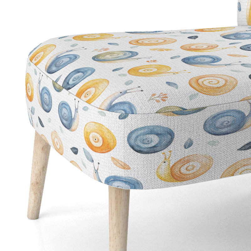 Chaise rembourrée Kids, Chaise d'appoint sans accoudoirs