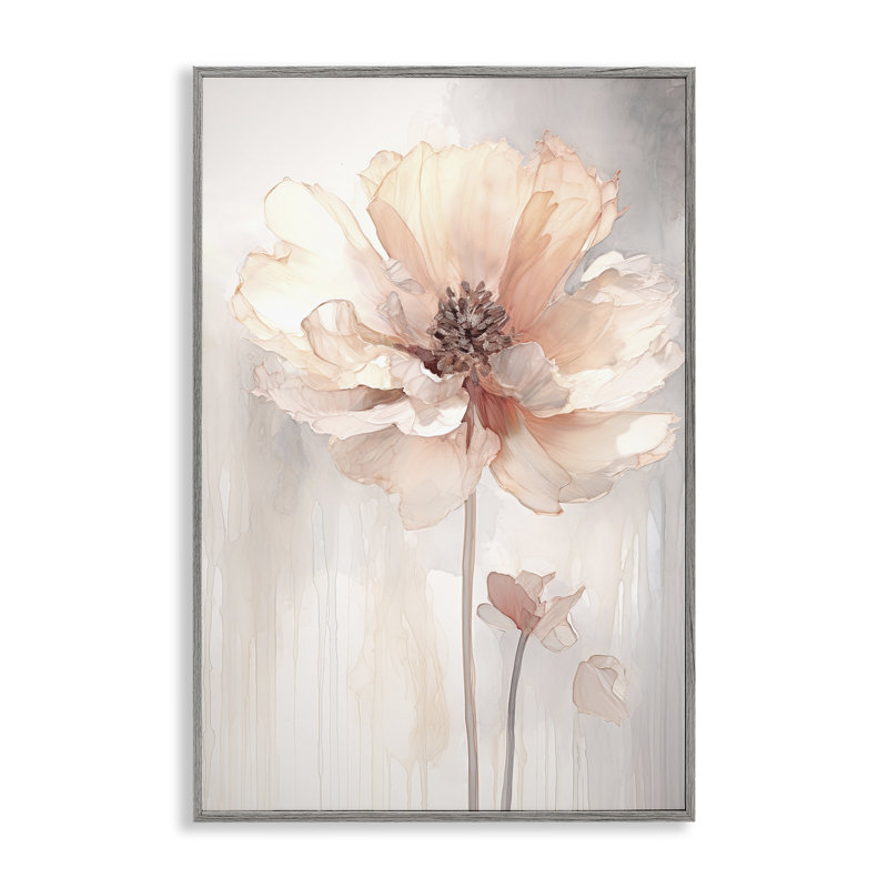 Art giclée encadrée pastel blush par Raymond Powers, Estampe numérique Farmhouse, H 18 po x l 12 po