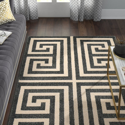 Barreto Performance Black/Beige Rug