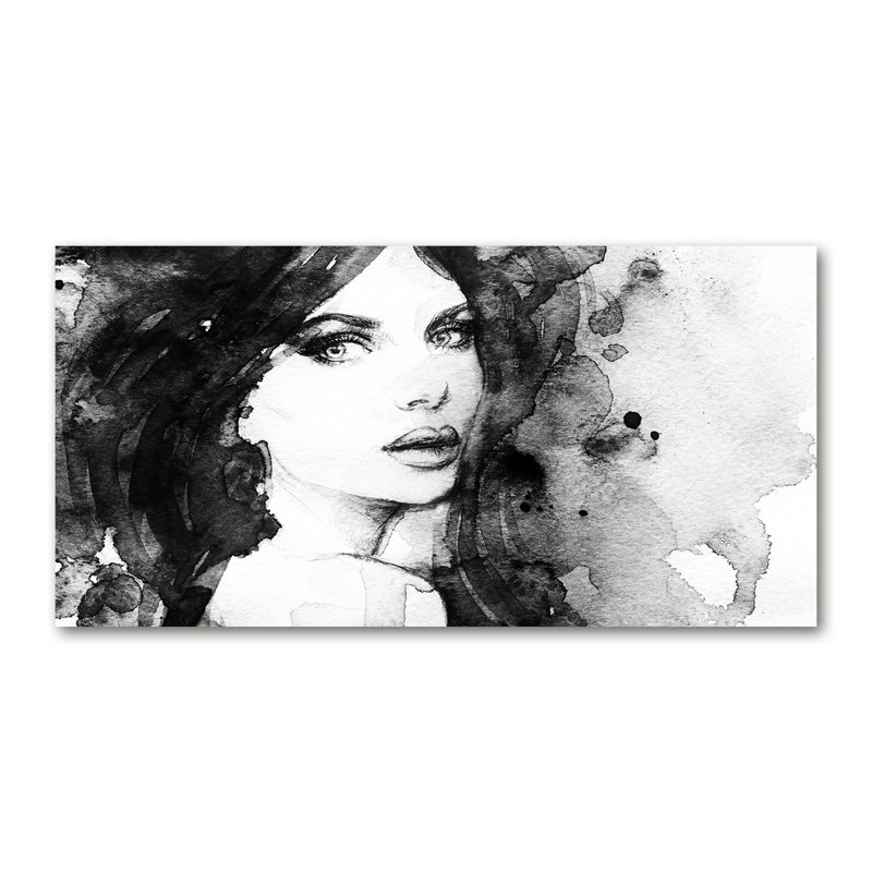 Woman Portrait - Wrapped Canvas Print