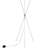 Marjan 52'' Chrome LED Tripod Floor Lamp Set with Outlet