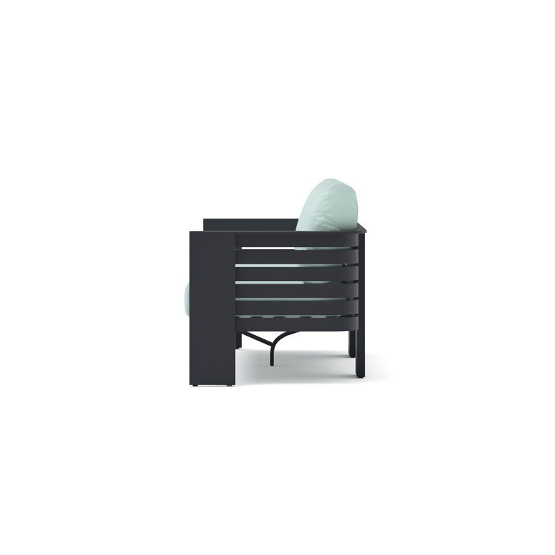 Ari 80In Sunbrella Outdoor Patio Sofa - Spa Blue, Spa Blue