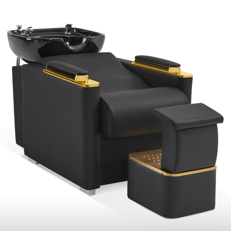 Fauteuil station shampooing en similicuir
