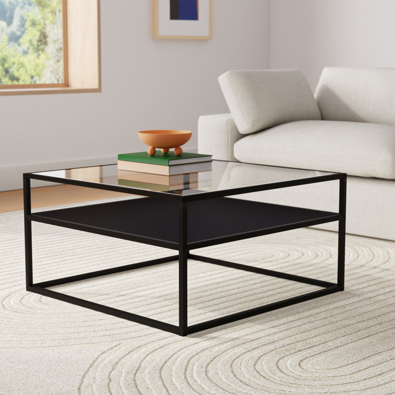 Duran Glass Top Single Coffee Table