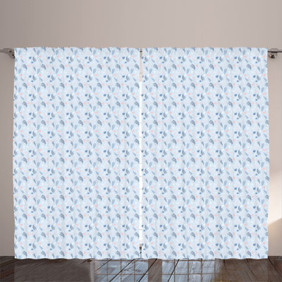 Semi Sheer Curtain Pair