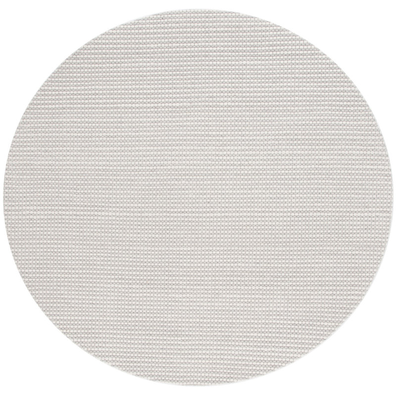 Tulane Hand Woven Performance Solid Color Rug, Round 7'