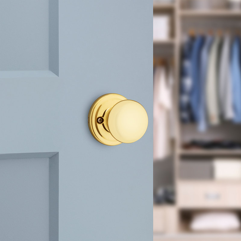 Hancock Half-Dummy Knob, Polished Brass