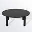 Table basse d'extérieur ronde en aluminium Gusman