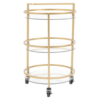 Akylbek Metal Bar Cart