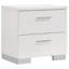 Ensemble de chambre avec grand lit 4 pièces blanc brillant-967328401-967328400