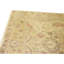 Hand Knotted Wool Area Rug in Gold