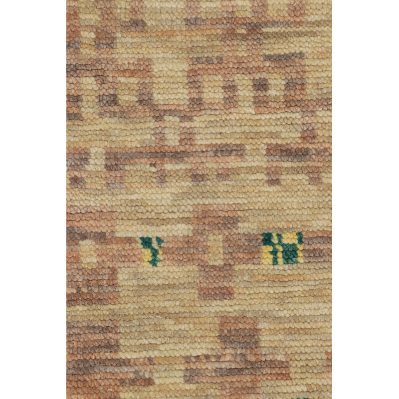 Moroccan Hand Knotted Wool Area Rug, Runner 2'6" x 10'