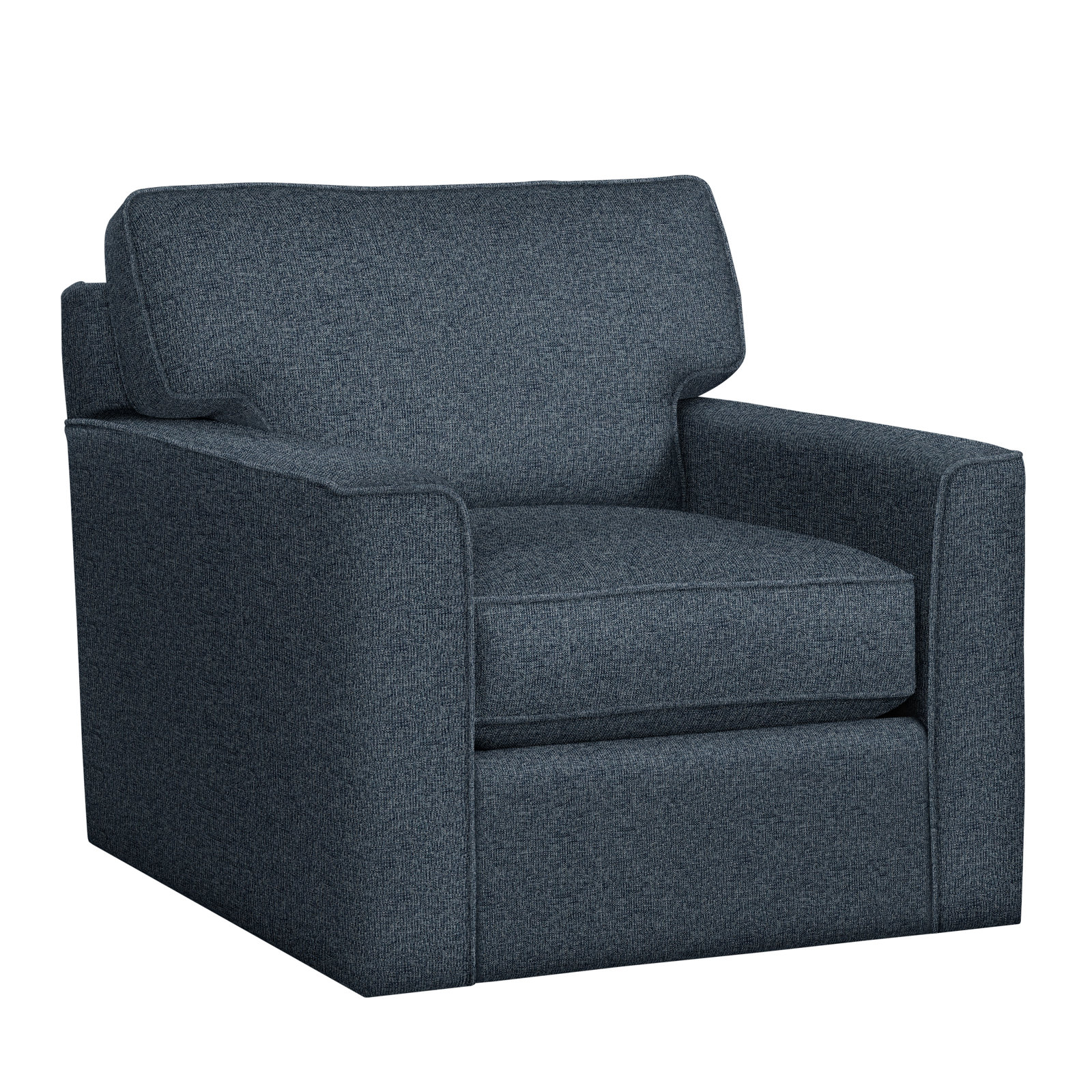 Frye Upholstered Accent Chair, Basic Blue; 0317-63