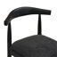 Tabouret de comptoir en tissu noir (ensemble de 2)-2055589507-2055589505
