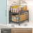 Pull-Out Slide-Out Cabinet Organizer With Foldable Design For Kitchen Storage And Spice Rack