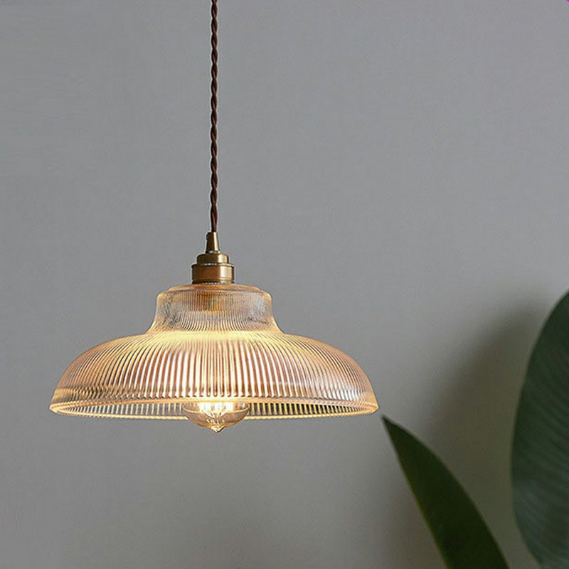 Allensville 1 - Light Brass Pendant, Clear