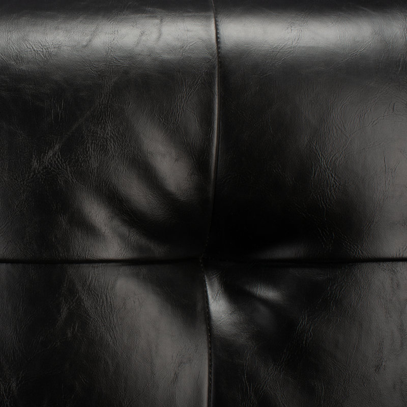Mitch 92.13'' Faux Leather Sofa