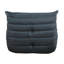 Mobilier de salon en microfibre gris anthracite - antidérapant, largeur de 39,84 po, fauteuil luxueux pour espace, poids du produit 26,33 lb, design accrocheur-1270441542