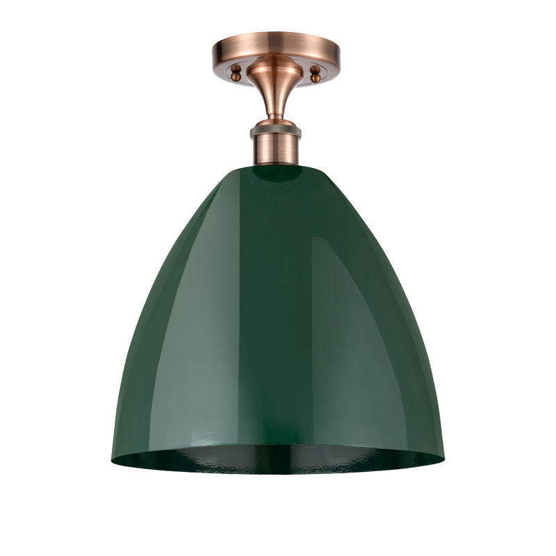 Semi encastrement, Vert, Cuivre antique