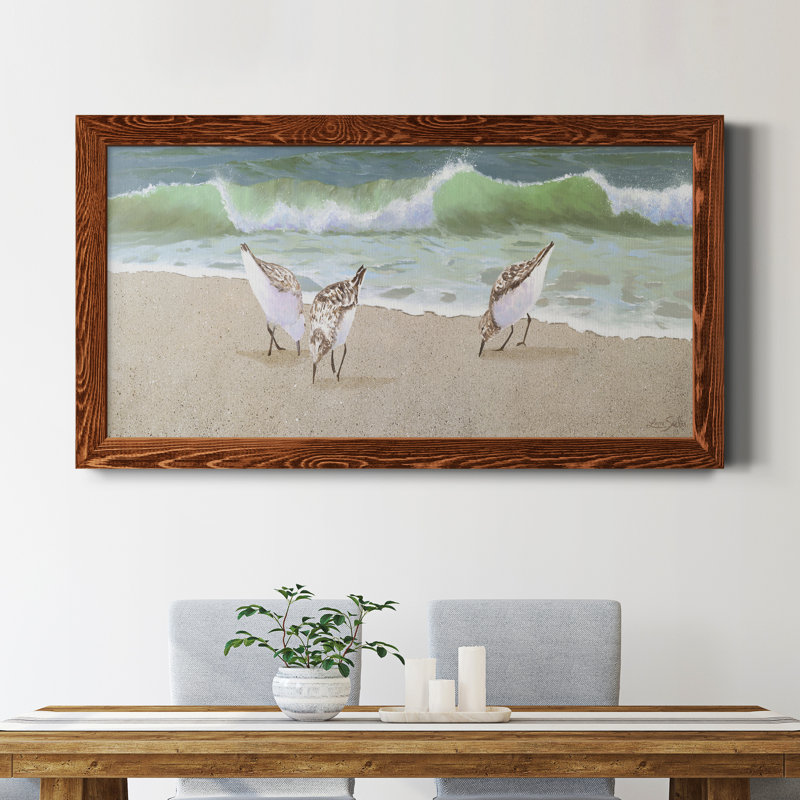 Beach Buddies - Peinture sur toile encadrée, Érable