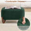 Canapé rembourré 87 po avec repose-pieds Sherpa-1625176515