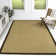 Locklin Farmhouse Cottage Border Jute Natural/Brown Rug
