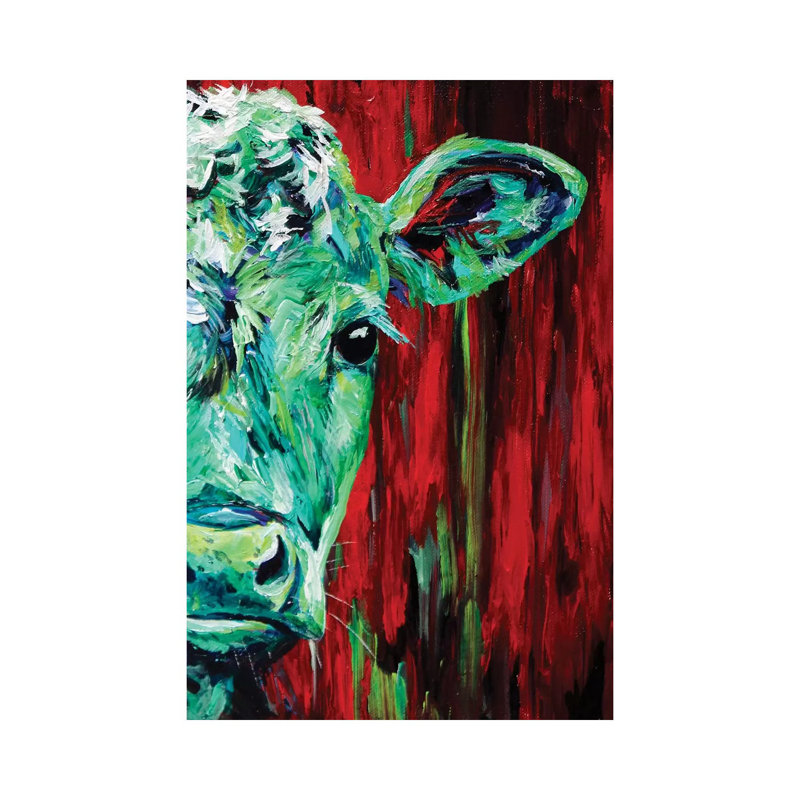 Cow II by Lindsey Dahl - Wrapped Canvas Gallery-Wrapped Canvas Giclée, 66.04cm H x 45.72cm W